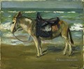 Reitesel am Strand nach Links Max Liebermann impressionnisme allemand
